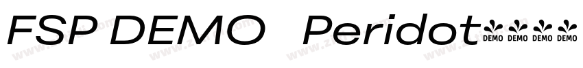 FSP DEMO   Peridot字体转换